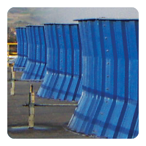 Диффузор и палуба градирни из стеклопластика ПАС